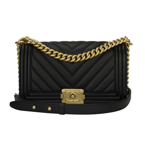 chanel chevron black gold|Chanel Black Chevron.